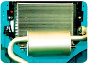 Дизельный погрузчик F–серия - алюминиевый радиатор
